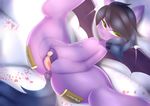  2016 absurd_res anus bat_pony bat_wings butt clitoris cutie_mark fan_character female hair hi_res hooves kei_kun lying membranous_wings multicolored_hair my_little_pony on_back pussy solo spread_legs spread_pussy spreading two_tone_hair wings 