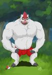  bulge male muscular nintendo pok&eacute;ball pok&eacute;mon unknown_artist video_games vigoroth 
