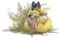 2016 alpha_channel anhka animal_crossing anthro big_breasts brantonisme breasts burping cat cleavage clothed clothing digital_media_(artwork) fart fart_fetish feline female filthy fur hair lactating looking_at_viewer mammal messy milk nintendo nipples obese open_mouth overweight simple_background solo sweat transparent_background video_games 