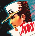  bad_id bad_twitter_id black_hair diamond_wa_kudakenai earrings face from_side frown hat highres jewelry jojo_no_kimyou_na_bouken kuujou_joutarou looking_down male_focus profile solo spectragenesis stud_earrings 