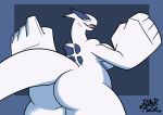  anthro big_breasts breasts butt female huge_breasts legendary_pok&eacute;mon lugia nintendo overweight pok&eacute;mon pok&eacute;mon_(species) rubbermage thick_thighs video_games 