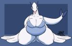  belly big_breasts breasts female huge_breasts legendary_pok&eacute;mon lugia nintendo overweight pok&eacute;mon pok&eacute;mon_(species) rubbermage thick_thighs video_games 