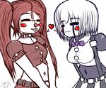  &lt;3 2016 animatronic baby_(fnafsl) datfurrydude duo eyes_closed five_nights_at_freddy&#039;s five_nights_at_freddy&#039;s_2 hair humanoid machine marionette_(fnaf) not_furry puppet_(fnaf) red_hair robot sister_location smile standing video_games white_hair 