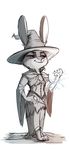  2016 anthro clothing dante-ml disney female halloween hat holidays judy_hopps lagomorph long_ears magic mammal purple_eyes rabbit robe solo wand wizard_hat zootopia 