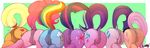  2016 absurd_res anus applejack_(mlp) butt cutie_mark earth_pony equine female feral fluttershy_(mlp) friendship_is_magic group hi_res horse kribbles mammal my_little_pony pinkie_pie_(mlp) pony pussy rainbow_dash_(mlp) raised_tail rarity_(mlp) starlight_glimmer_(mlp) take_your_pick twilight_sparkle_(mlp) 