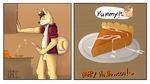  2016 anthro balls bottomless butt canine cervine clothed clothing comic cum cum_on_food deer digital_drawing_(artwork) digital_media_(artwork) dirty_bristles_(artist) dog english_text erection eyes_closed fan_edit flannel_shirt food fruit fur holidays humanoid_penis kitchen male mammal masturbation navel nude open_mouth open_shirt penile_masturbation penis pie pumpkin pumpkin_pie reindeer shiba_inu shirt signature slightly_chubby solo table text uncut 