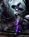  4_toes anthro canine chest_tuft clothed clothing detailed_background digitigrade dragonfu eyelashes female fox hair looking_at_viewer mammal outside purple_hair rubber smile solo stairs standing toes tuft wide_hips yellow_eyes 