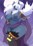  anthro big_breasts big_butt breasts butt canine clothing female huge_breasts imago_ic legwear mammal mega_absol mega_evolution nintendo pok&eacute;mon solo thick_thighs video_games voluptuous wide_hips 