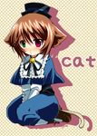  animal_ears bell bell_collar cat_ears collar heterochromia mai_(maittingu) pantyhose rozen_maiden solo souseiseki 