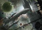  artist_request asteroid original planet science_fiction space space_craft 