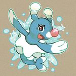  aksjay_(artist) brionne cute female feral looking_at_viewer mammal marine nintendo open_mouth pinniped pok&eacute;mon pose seal simple_background star video_games water 