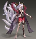  animal_humanoid canine fox fox_humanoid hair humanoid kyubi mammal warriors_orochi white_hair 