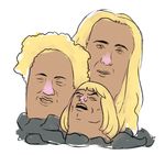  alolan_dugtrio blonde_hair dugtrio he-man long_hair meme no_humans pokemon pokemon_(creature) pokemon_sm short_hair tagme what 