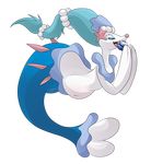  2016 animal_genitalia belly big_belly digital_media_(artwork) female feral genital_slit looking_at_viewer mammal marine mustelid nintendo open_mouth pinniped pok&eacute;ball pok&eacute;mon primarina pussy seal slit smile theothefox tongue video_games vore 