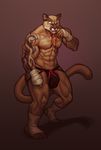  blazing_ifrit blood cougar feline fight invalid_tag male mammal martial_arts mma muscular 