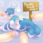  2016 blush brionne camychan cum cum_on_tongue cum_string disembodied_penis english_text female group half-closed_eyes hi_res male nintendo open_mouth penis pok&eacute;mon sign solo_focus text tongue tongue_out vein video_games 
