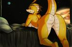  arcaya(ionic44) bed breasts butt female presenting presenting_hindquarters pussy reptile rhodesio scalie snake solo 