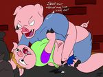  age_difference alley better_version_at_source cartoon_network clarence cub forced hooves mammal penis pig porcine rape sanddune size_difference slightly_chubby teeth transformation young 