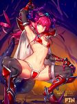  &gt;:) armor armored_boots armpits bikini bikini_armor black_legwear blue_eyes blue_ribbon boots breasts broadsword cape choker closed_mouth commentary_request curled_horns elbow_gloves elizabeth_bathory_(brave)_(fate) elizabeth_bathory_(fate)_(all) fate/grand_order fate_(series) full_body gloves hair_ribbon highres holding holding_sword holding_weapon horns knee_boots long_hair looking_at_viewer loose_bikini melon22 navel oversized_clothes pauldrons pink_hair pointy_ears red_armor red_bikini red_footwear ribbon sidelocks silver_trim small_breasts smile solo spiked_boots spikes spread_legs squatting stomach string_bikini swimsuit sword tail thighhighs tiara two_side_up v-shaped_eyebrows vambraces weapon white_cape 