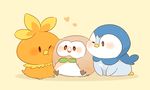  ambiguous_gender avian bird chicken group hyaku1063 nintendo owl penguin piplup pok&eacute;mon rowlet torchic video_games 