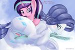  2016 blue_eyes butt cutie_mark dialogue dock duo english_text equine eyeshadow female feral friendship_is_magic hair half-closed_eyes hooves horn makeup mammal multicolored_hair my_little_pony open_mouth purple_hair pussy rarity_(mlp) staff starlight_glimmer_(mlp) text twiren two_tone_hair underhoof unicorn 