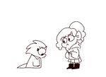  alphys animated boots clothing cute dinosaur duo eyewear female fin fish footwear glasses hair hug invalid_tag jacket marine mudkipful sad simple_background skirt smile undertale undyne video_games white_background young 