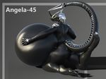  3d_(artwork) android angela-45 anthro armor cyber_dragon digital_media_(artwork) dragon female idsaybucketsofart inflation machine reptile robot scalie solo 