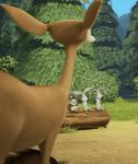  3d_(artwork animated big_butt butt cervine deer female feral giselle mammal open_season raised_tail seductive 