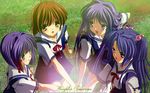  clannad fujibayashi_kyou fujibayashi_ryou furukawa_nagisa ichinose_kotomi 