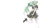  hatsune_miku maid thigh-highs vocaloid white 