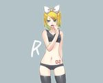  chan&times;co gray kagamine_rin tagme vocaloid 