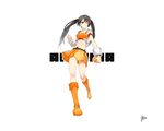  arancia long_hair miz orange twintails white 