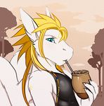  angel_dragon anthro beverage cerezo dragon male scalie siegfried solo tagme 