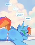  after_sex animal_genitalia big_penis blue_penis blue_skin clitoris cum cum_in_ass cum_in_pussy cum_inside doxy english_text equine female friendship_is_magic gaping group hair mammal multicolored_hair my_little_pony pegasus penis pussy rainbow_dash_(mlp) rainbow_hair sex solo text thick_penis tongue tongue_out vein wings wonderbolts_(mlp) 