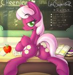  cheerilee_(mlp) friendship_is_magic lord_superstar my_little_pony ponyville ponyville_schoolhouse 