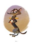  2016 anthro disney duke_weaselton male mammal mustelid nik159 weasel zootopia 