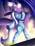  2016 cutie_mark english_text equine female friendship_is_magic glowing hair hat hi_res hooves horse long_hair looking_at_viewer magic mammal my_little_pony one_eye_closed pony solo text witch_hat zelc-face 