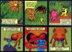  arthropod comic evil_beetle flower grass ideal_(copyright) insect mordle official_art plant rocks_&amp;_bugs_&amp;_things vore 