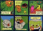  arthropod comic flower grass gravelguts ideal_(copyright) insect mordle official_art plant rocks_&amp;_bugs_&amp;_things vore 