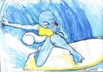  blue_girl pokemon pokemorph squirtle squirtle_female surfing 