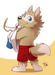  2016 canine male mammal takemoto_arashi wolf zabivaka 