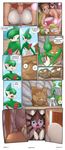  anal anal_penetration anvil_position breasts comic covering_mouth dialogue female gallade gardevoir geodude gothitelle graveler legs_up male male/female masterploxy nintendo penetration penis pok&eacute;mon pussy_juice sex video_games 