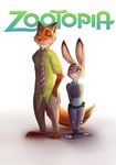  2016 anthro canine disney female fox judy_hopps kasiy_(artist) lagomorph male mammal nick_wilde rabbit zootopia 