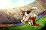  2016 canine digital_media_(artwork) henjikotetsu male mammal wolf zabivaka 