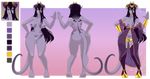  clothed clothing demon dickgirl erection gizmo0sue humanoid_penis intersex model_sheet multiple_images nude penis solo standing thick_thighs wide_hips 