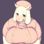  furry goat kishibe nurse nurse_cap purple_eyes toriel undertale 