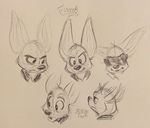  2015 canine disney fennec finnick fox male mammal orlandofox sketch zootopia 