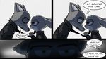  2016 anthro canine comic disney fox judy_hopps lagomorph mammal nick_wilde rabbit yitexity zootopia 