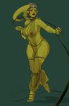  armpits big_breasts breasts clothed clothing collar female footwear green_skin humanoid nipples shoes skimpy solo star_wars thick_thighs twi&#039;lek unknown_artist 