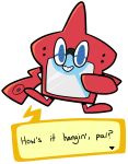  2016 alternate_version_at_source ambiguous_gender animated blue_eyes car-son dialogue digital_drawing_(artwork) digital_media_(artwork) english_text hi_res nintendo not_furry pok&eacute;mon pok&eacute;mon_(species) reaction_image red_body rotom rotom_dex simple_background smile solo speech_bubble text video_games white_background 